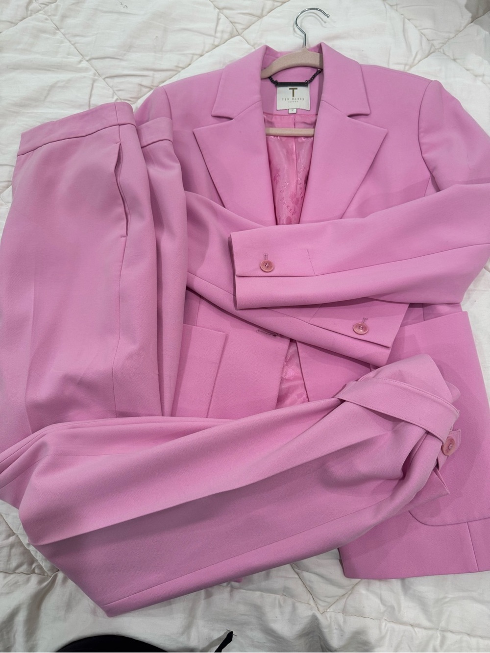 Ted Baker Pink Tailored Blazer
